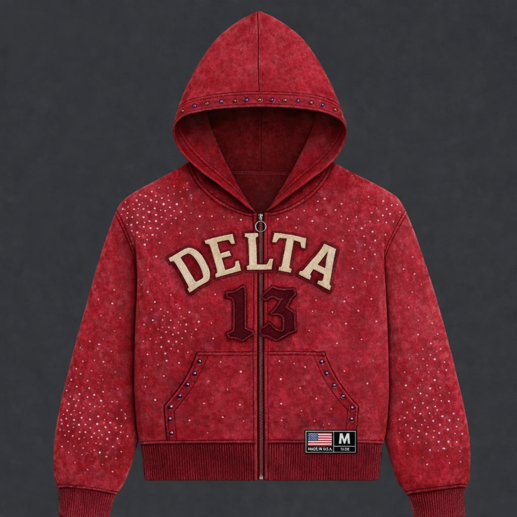 Crimson Clarity  Hoodie PRE-ORDER