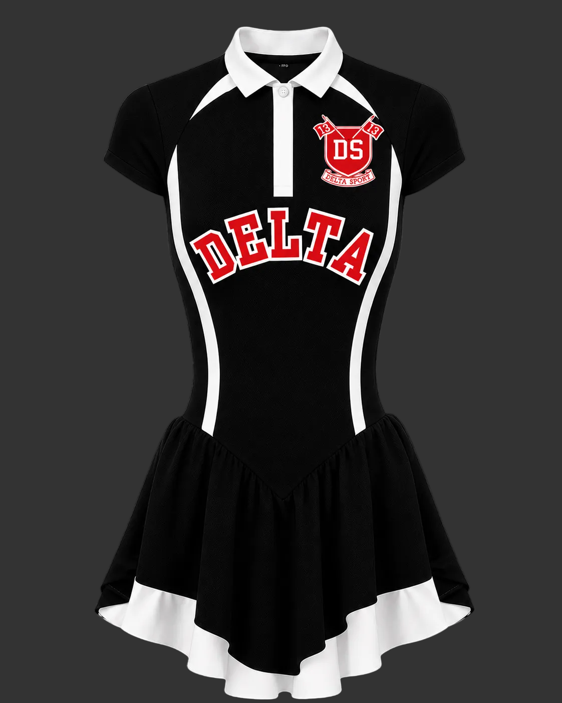 BLACK Diva Match Point Dress PRE-ORDER