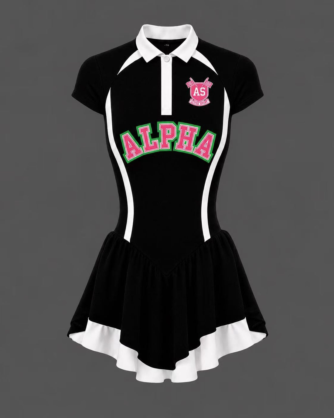 Pretty Match Point Dress BLACK Pre-Order